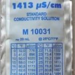 Sachet standard to measure conductivity